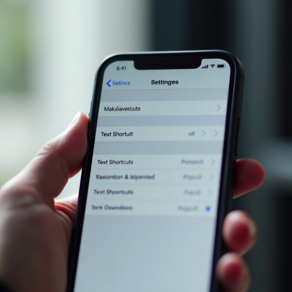 cómo cambiar los atajos de texto en el iPhone