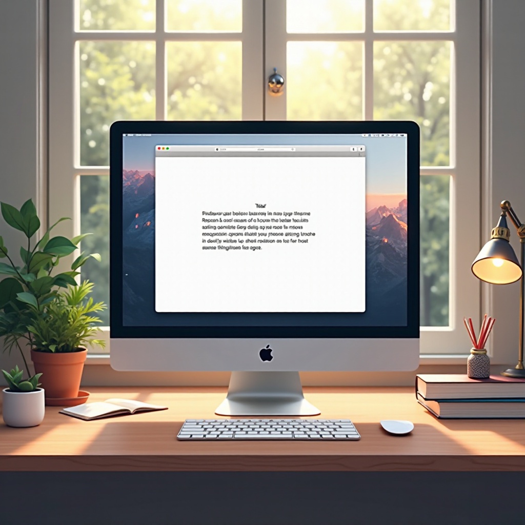 cómo aumentar el tamaño del texto en mac