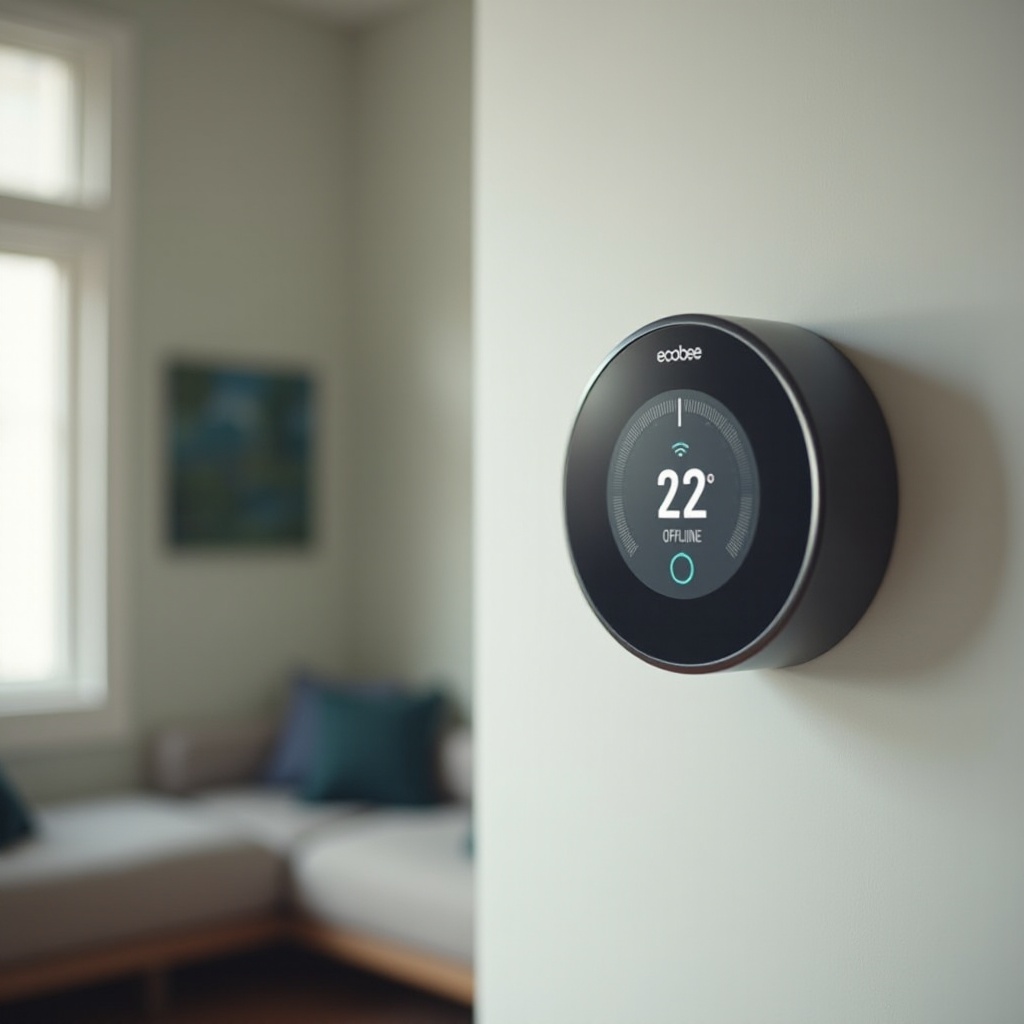 ecobee офлайн, но подключен к wifi