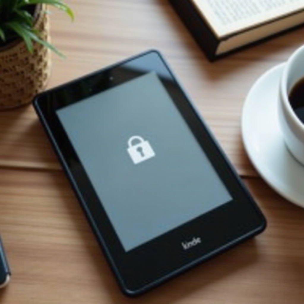 экран Kindle Fire заблокирован