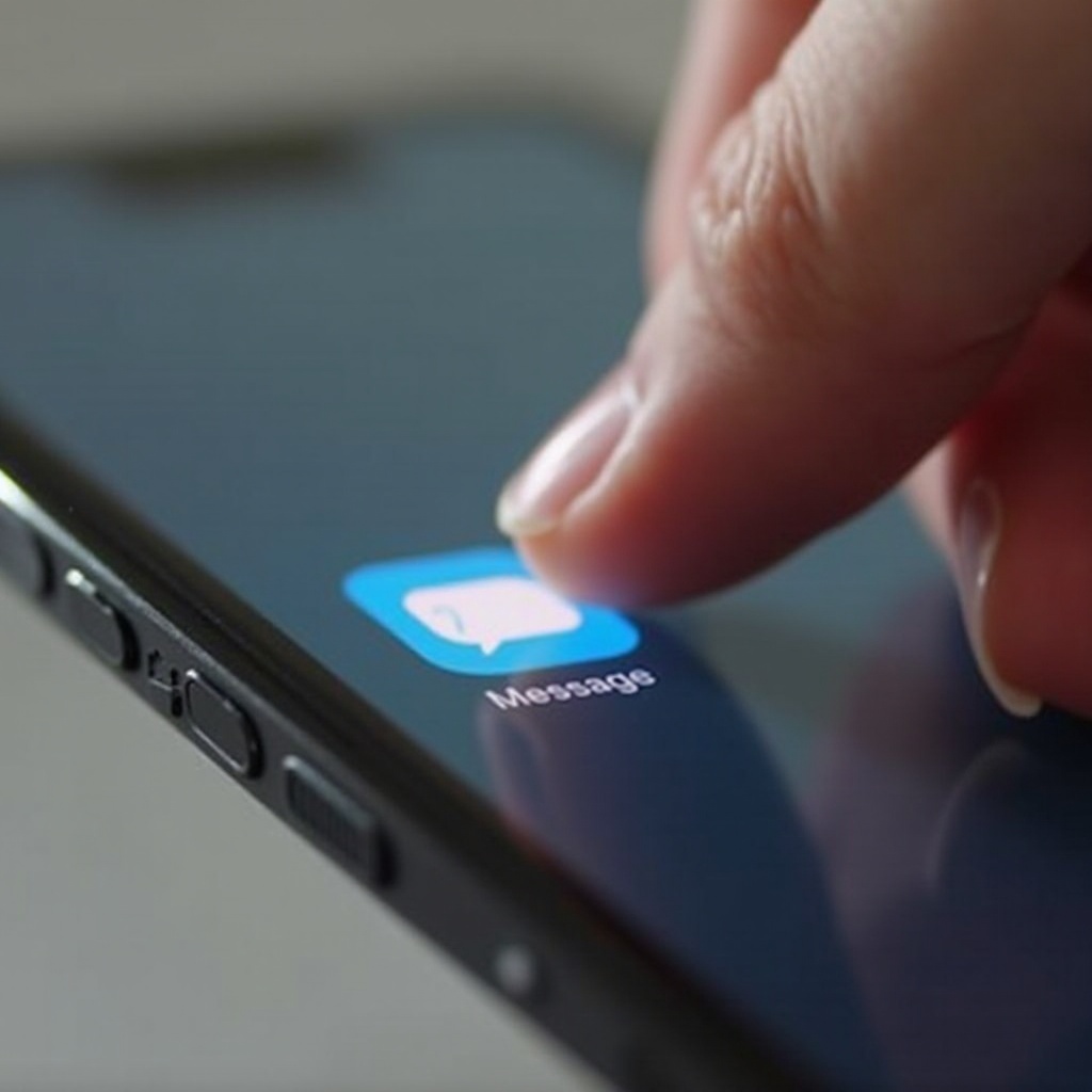 cómo recuperar el icono de mensajes en la pantalla de inicio del iphone