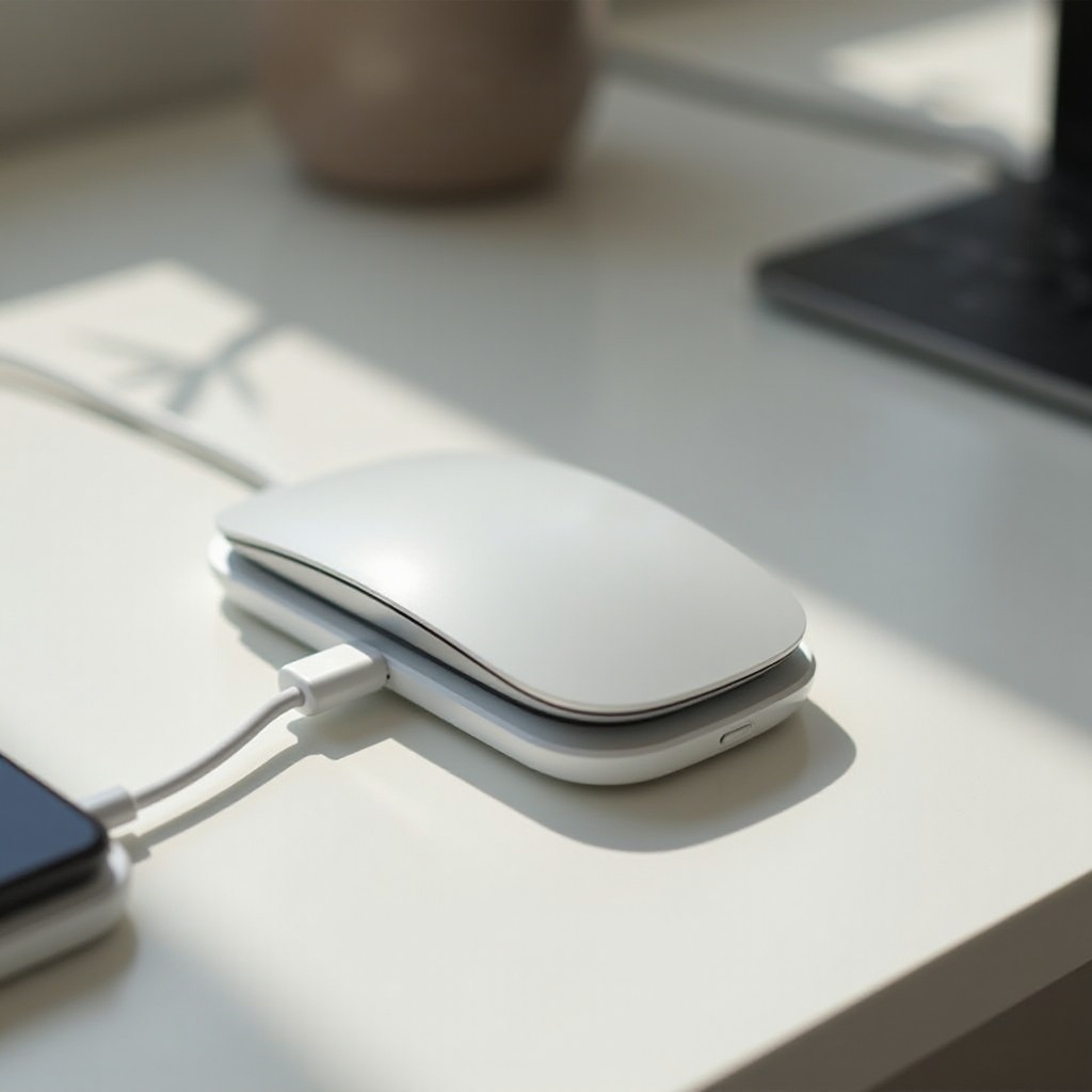 зарядка беспроводной мыши Apple