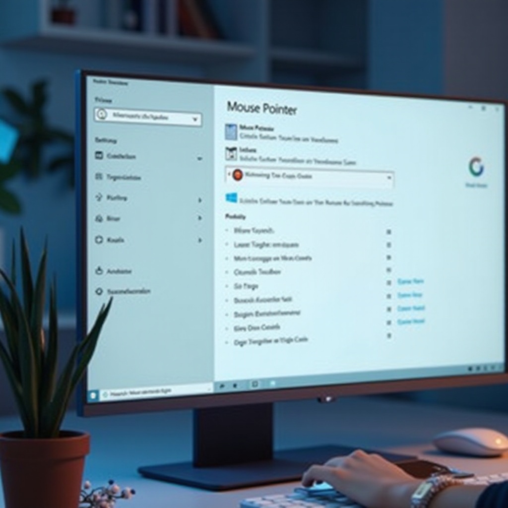 изменение курсора мыши windows 11