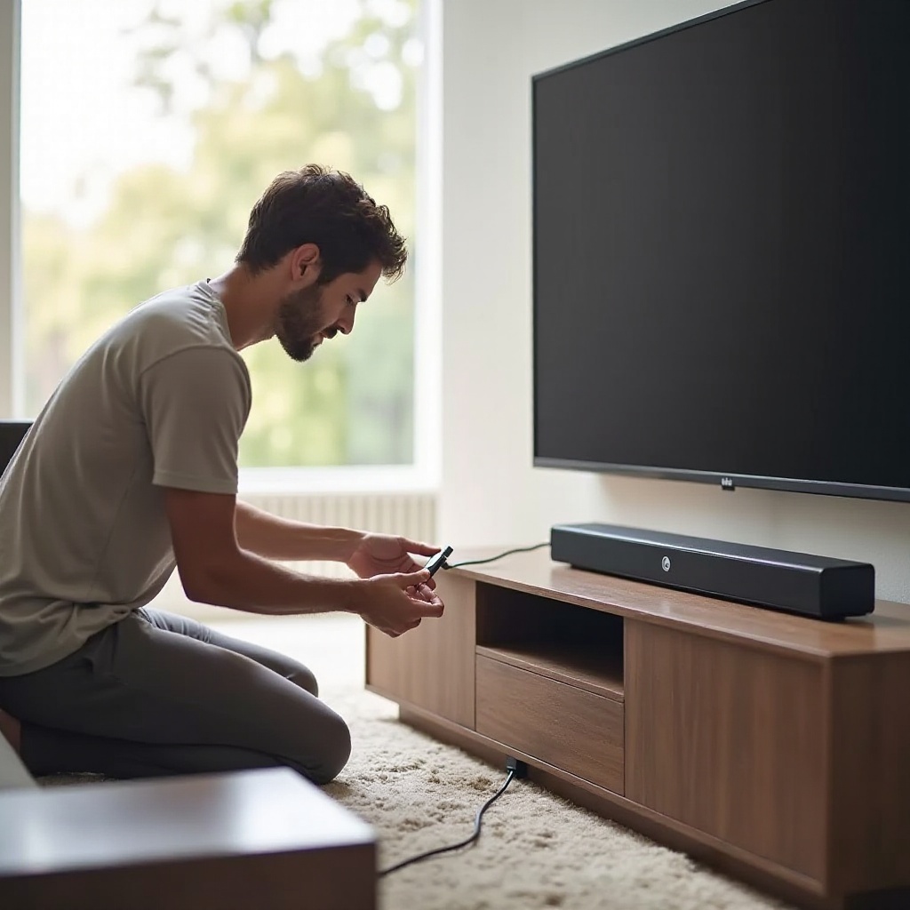 саундбар lg не подключается к телевизору