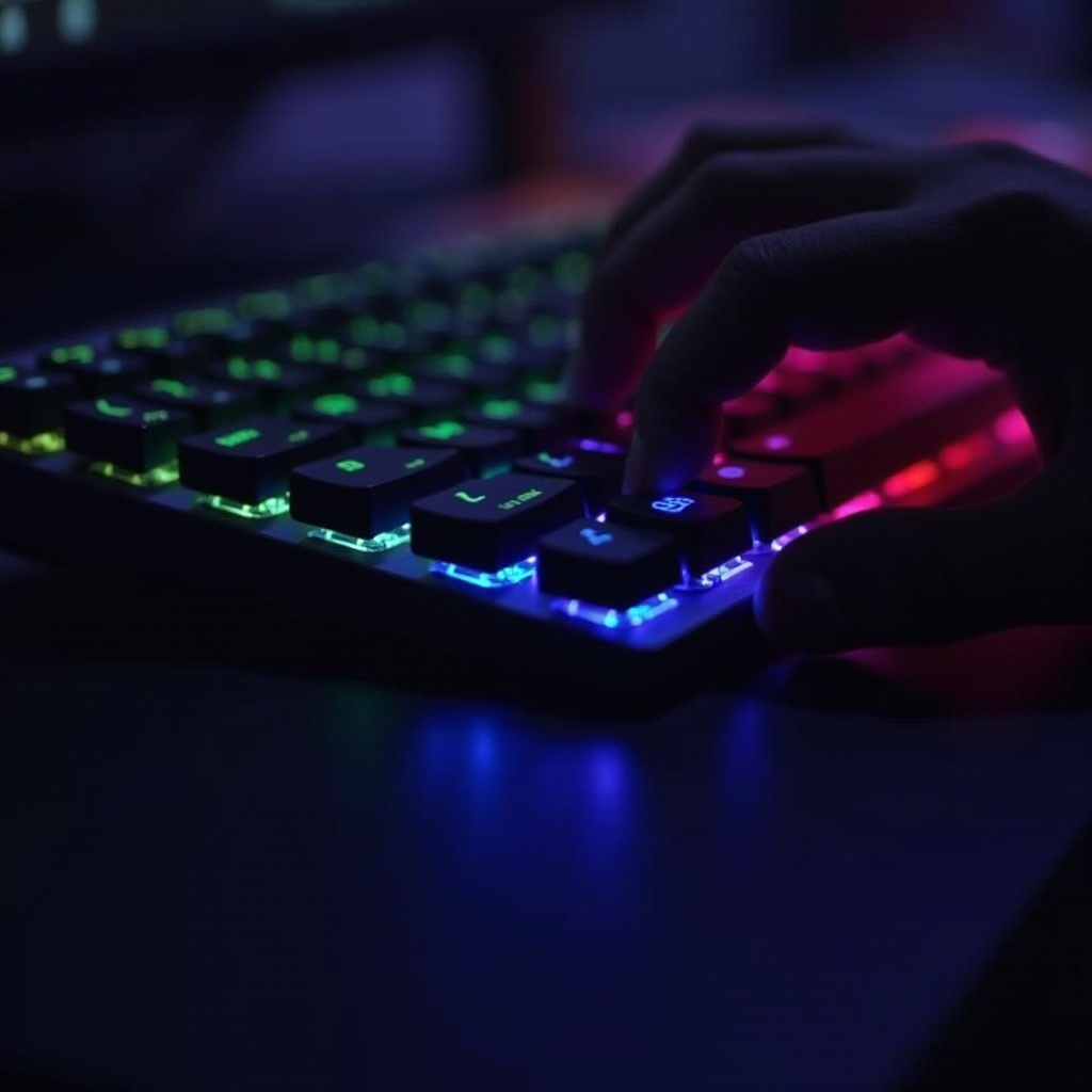 cambio de color del teclado aula