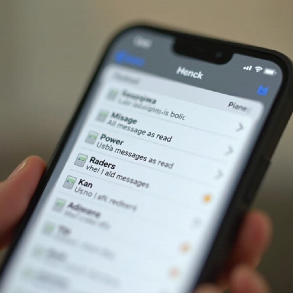 как отметить все сообщения как прочитанные на iphone